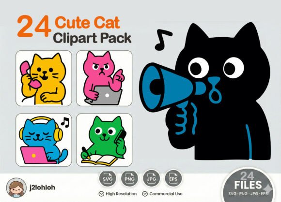 Cute Cat Activity Set