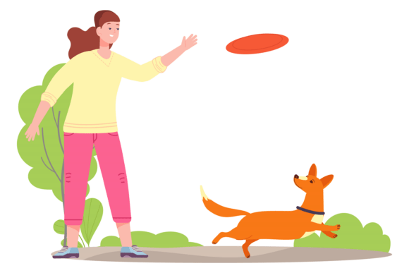 Dog Outdoor Activity Graphics: Illustrations for Joyful Branding