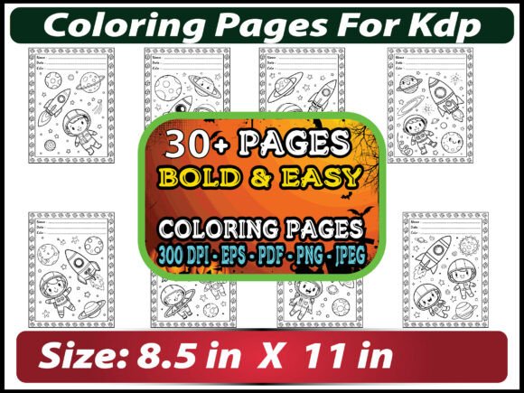 Space Coloring Pages for Kids